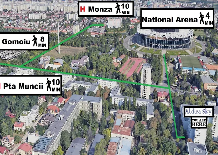 Aldira Sky Arena Nationala Апартаменты